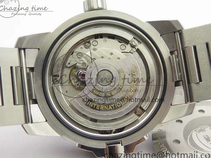 MIROTIME 0217 EasyMatch Aquatimer Automatic IW329004 V6F 1:1 Best Edition Blue Dial On SS Bracelet MIYOTA 7224